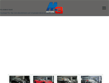 Tablet Screenshot of m3motors.com.br